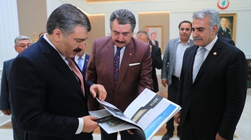 Başkan Kale Ankara&rsquo;da Bir Takım Ziyaretlerde Bulundu