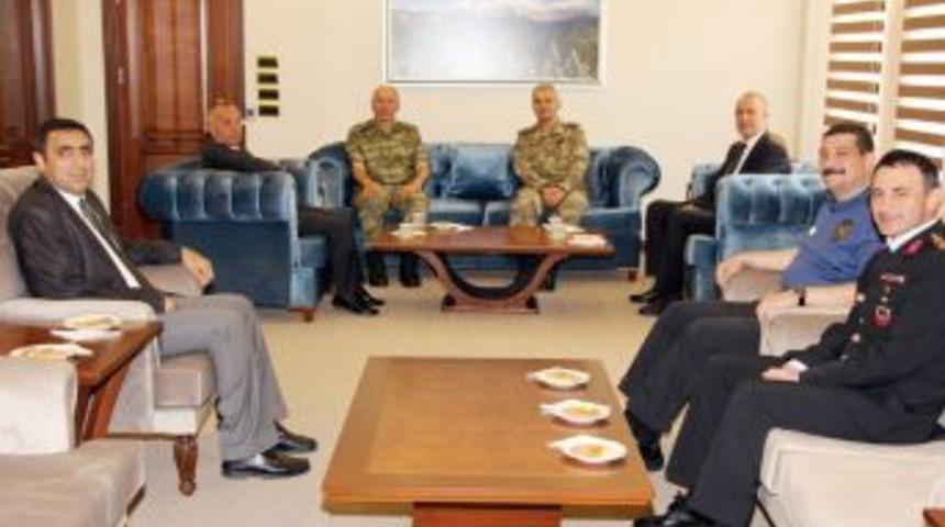 4. Kolordu Komutanı Sivri&rsquo;den Vali Aktaş&rsquo;a Ziyaret