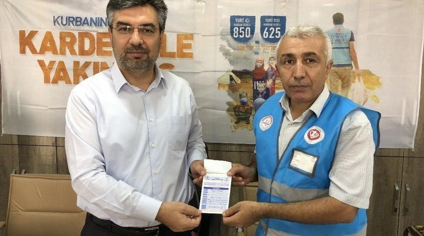 Batman M&uuml;ft&uuml;l&uuml;ğ&uuml;nden Kurban Bağışı &Ccedil;ağrısı