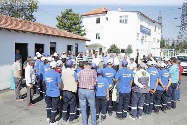 Başkan Saraçoğlu’ndan Personele Teşekkür Ziyareti