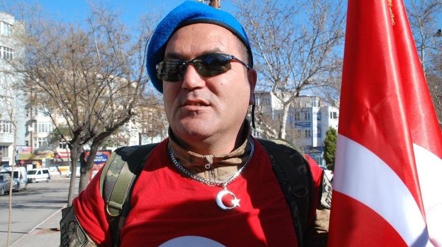 &Ccedil;anakkale Şehitleri Ve Afrin&rsquo;de G&ouml;rev Yapan Askerler İ&ccedil;in Y&uuml;r&uuml;yor