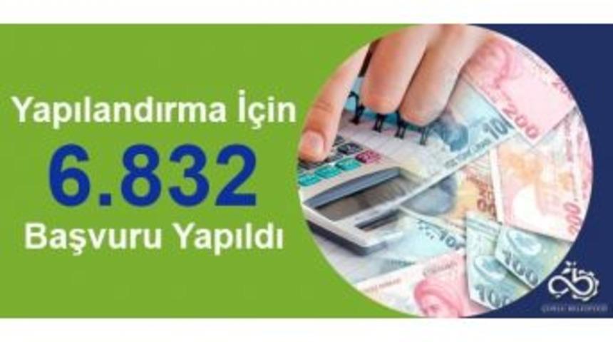 &Ccedil;orlu Belediyesine 6 Bin 832 Yapılandırma Başvurusu