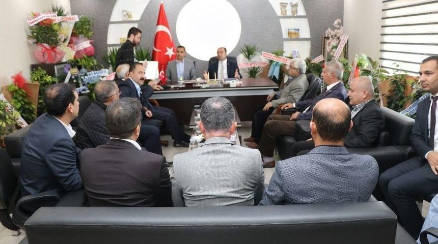 &Ccedil;ift&ccedil;i&rsquo;den Şireciler Ve Kuruyemiş&ccedil;iler Odasına Ziyaret