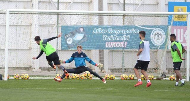Atiker Konyaspor, Kayserispor Maçı Hazırlıklarını Sürdürüyor