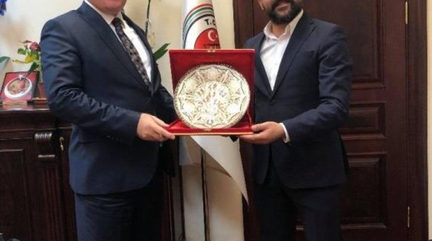 Baro Başkanı Aktürk Adalet Bakanlığı’nda Temaslarda Bulundu