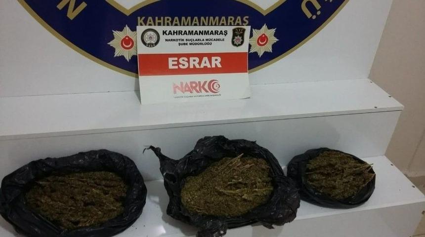 Kahramanmaraş&rsquo;ta Uyuşturucu Operasyonu