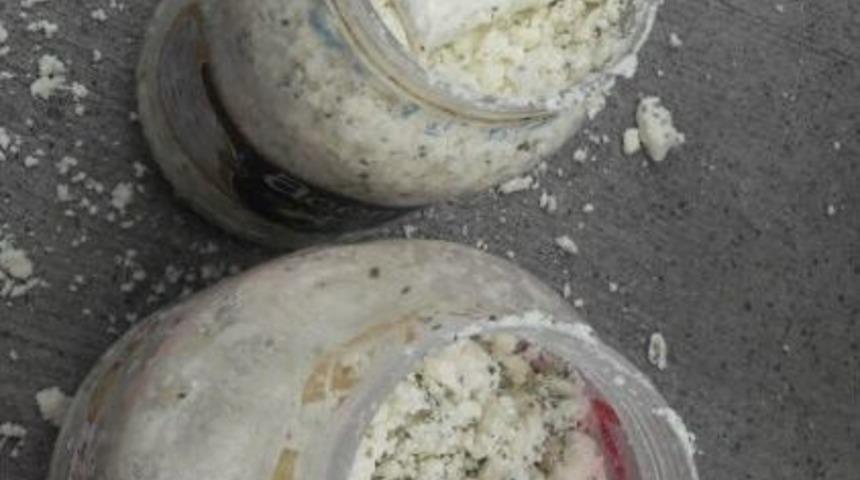 Peynir Bidonunda Uyuşturucu &Ccedil;ıktı