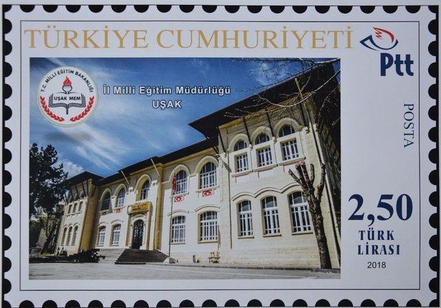 Uşak’ın Tarihi Milli Eğitim Binası Pullarla Tanıtılacak 2