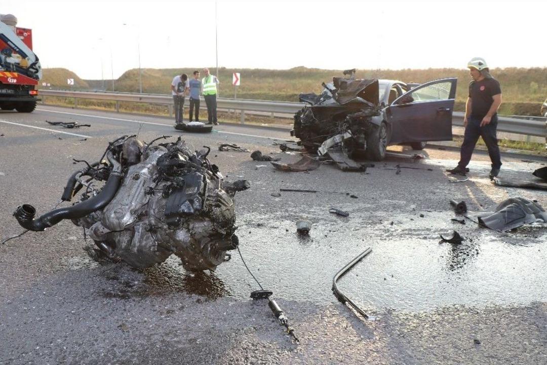 Kuzey Marmara Otoyolunda Feci Kaza: 1&rsquo;i Ağır 2 Yaralı