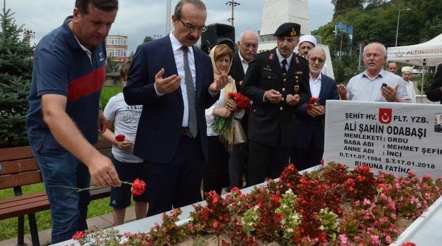 Şehitler Dualarla Yad Edildi