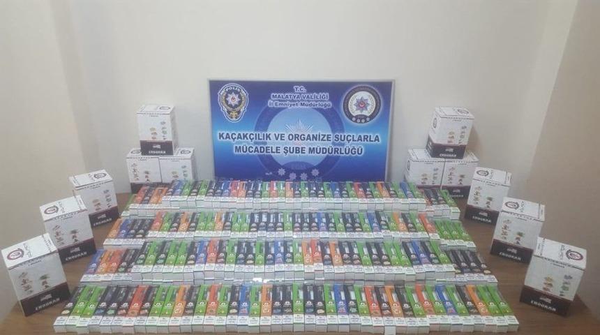 Malatya&rsquo;da Ka&ccedil;ak Sigara Operasyonu: 2 G&ouml;zaltı