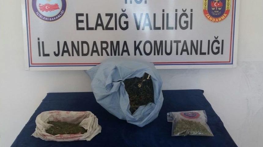 Elazığ&rsquo;da 2 Kilo 760 Gram Kilo Esrar Ele Ge&ccedil;irildi