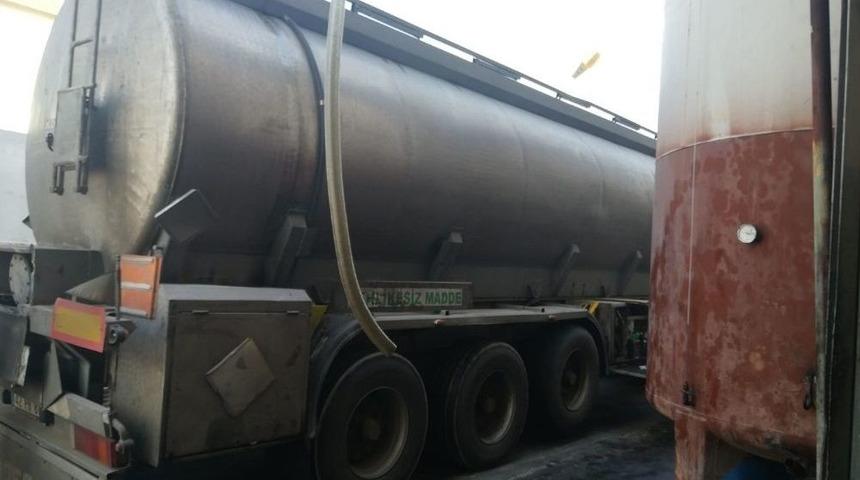 Mersin&rsquo;de 32 Bin Litre Ka&ccedil;ak Akaryakıt Ele Ge&ccedil;irildi