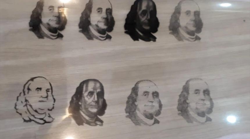 Gaziantep'te jandarma operasyonunda sahte dolar yapımında kullanılan düzenek ele geçirildi