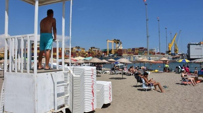 Mutlukent Halk Plajı&rsquo;na Yoğun İlgi