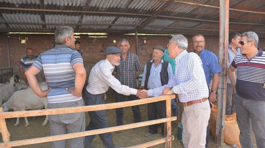 Başkan Acar Kurban Pazarını Ziyaret Etti
