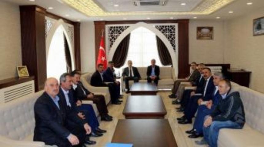 Muhtarlardan Vali Toprak&rsquo;a Ziyaret