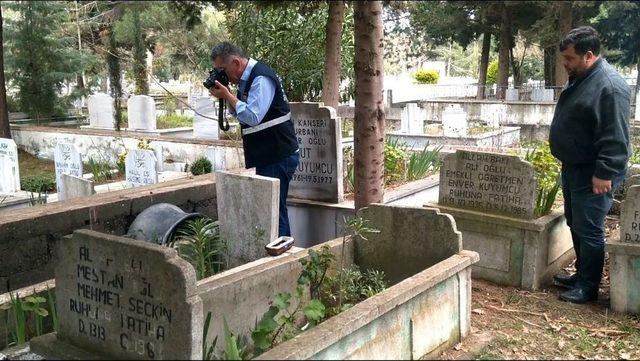 Çalınan Bakır Kazanlar Mezarlıkta Bulundu