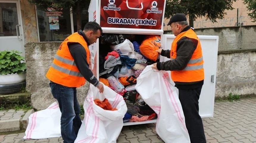 Giysi Toplama Kutularına Yoğun İlgi