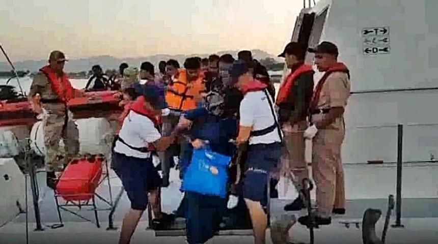 Ölüme Yolculuk Yapan 32 Göçmen Böyle Yakalandı