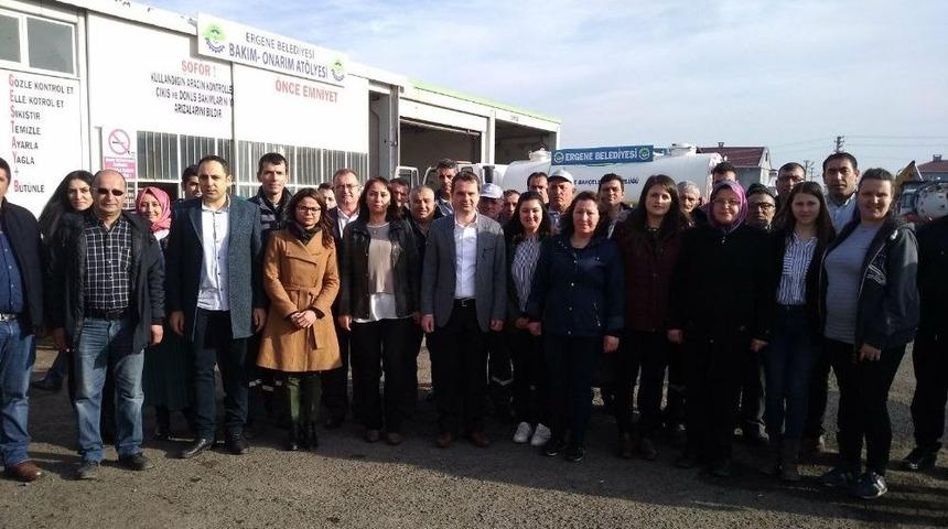 Ergene Belediyesi&rsquo;nde Taşeron İş&ccedil;ilerin Kadro Sınavı Yapıldı