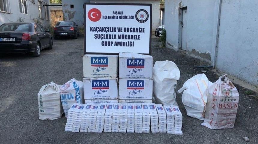 Van’da 7 Bin 500 Paket Kaçak Sigara Ele Geçirildi