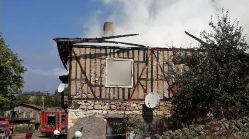 Safranbolu&rsquo;da Korkutan Ev Yangını