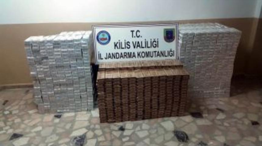 Kilis&rsquo;te 18 Bin Paket Ka&ccedil;ak Sigara Yakalandı