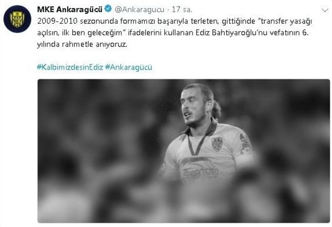 Kul&uuml;pler Ediz Bahtiyoroğlu&rsquo;nu Unutmadı