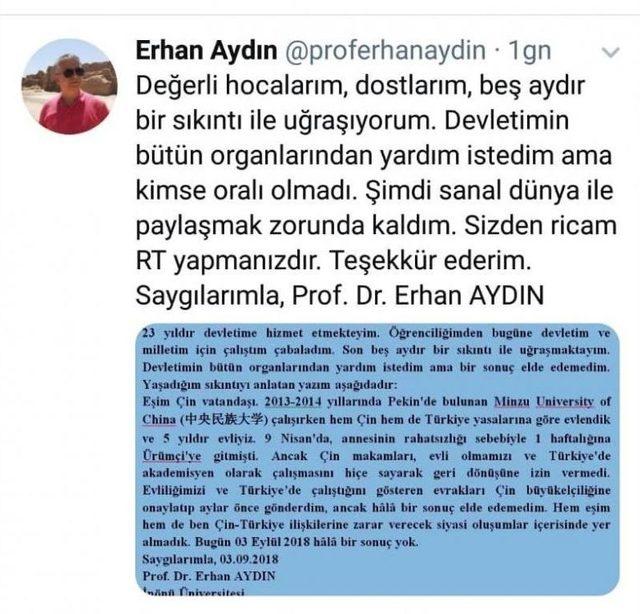 Çin’e Giden Öğretim Üyesi Bir Daha Geri Dönemedi