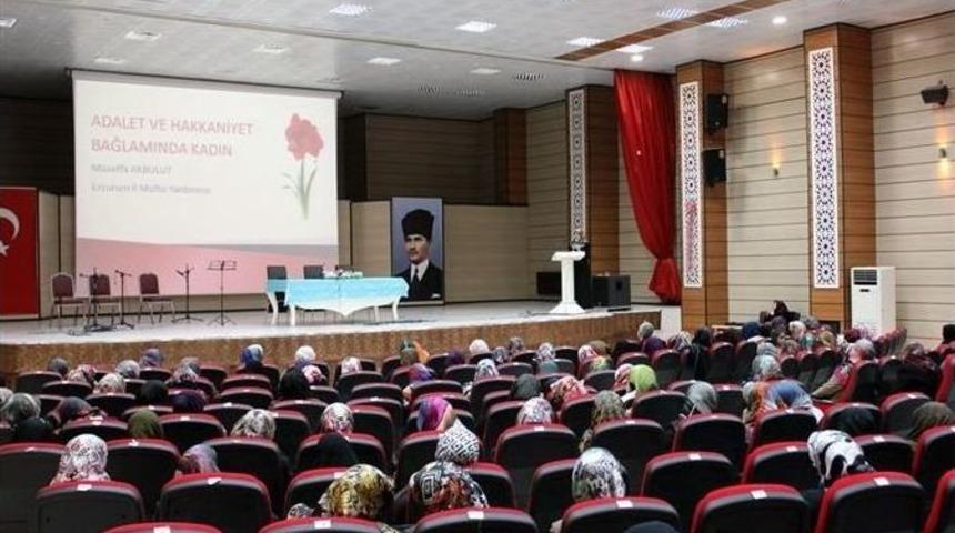 “adalet Ve Hakkaniyet Bağlamında Kadın” Konulu Konferans