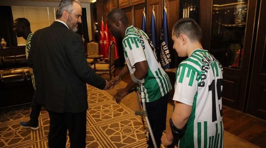 Aktaş’tan Bursa Ampute’ye Tam Destek