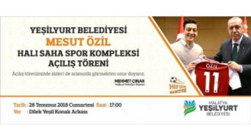 Malatya&rsquo;dan Mesut &Ouml;zil&rsquo;e B&uuml;y&uuml;k Jest