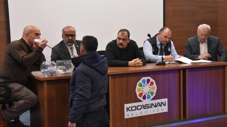 Kocasinan&rsquo;da Yeni Pazar Yeri İ&ccedil;in Kura &Ccedil;ekimi