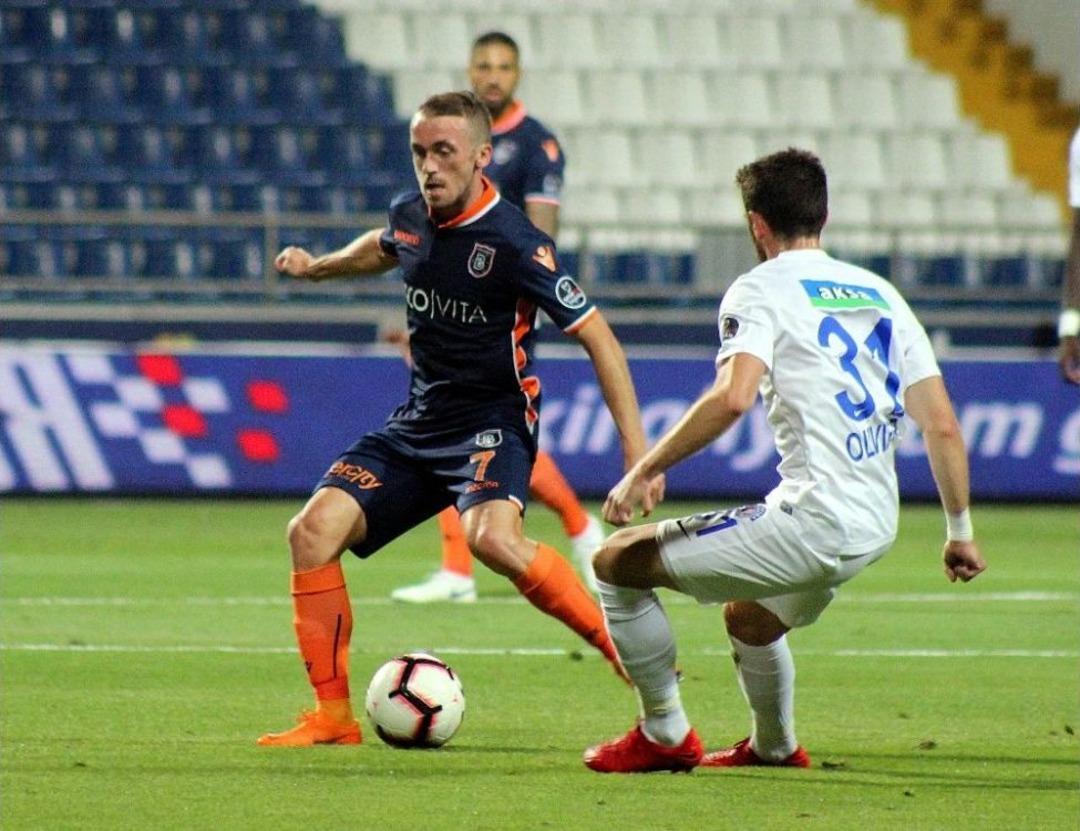 Spor Toto S&uuml;per Lig: Kasımpaşa: - Medipol Başakşehir: (ilk Yarı)