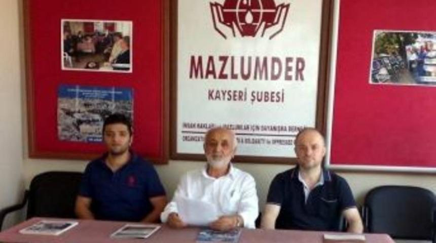 Mazlumder Kayseri Şube Başkanı Taş: "ulus Devlet İlanı İsrail’in Ayıbıdır"