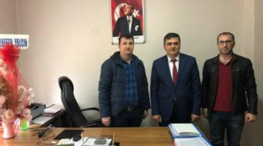 Başkan Yal&ccedil;ın&rsquo;dan Orman İşletme Şefi Aksen&rsquo;e Hayırlı Olsun Ziyareti