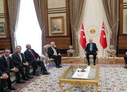 TÜSİAD heyeti Cumnurbaşkanı Erdoğan'ı ziyaret etti