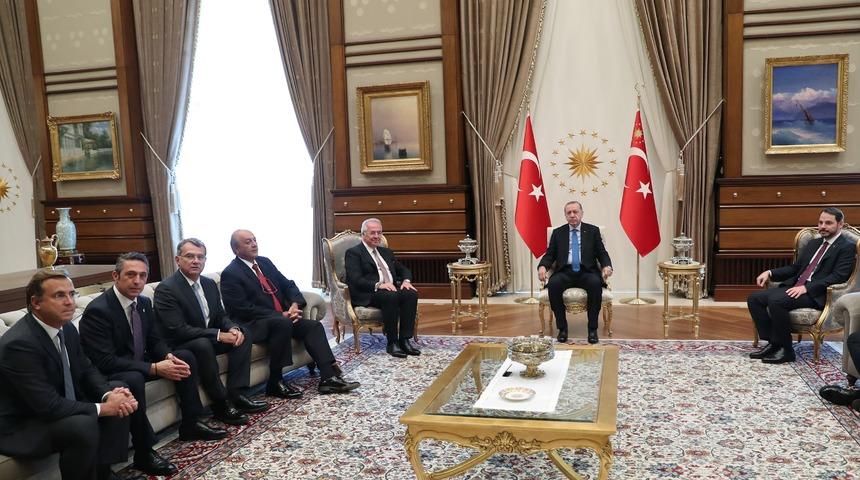 TÜSİAD heyeti Cumnurbaşkanı Erdoğan'ı ziyaret etti