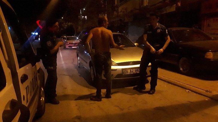 Otomobiliyle Kanala Düşen Sürücü Polisten Kaçmaya Çalıştı G1