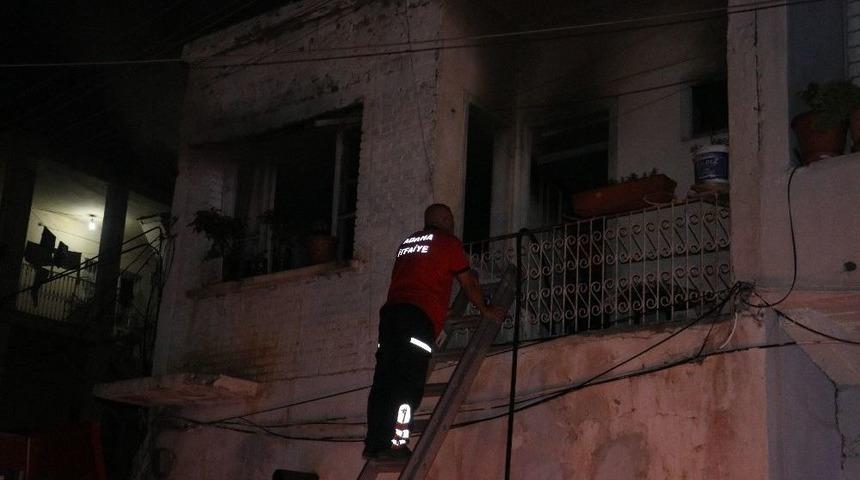 Müstakil Evde Çıkan Yangın Korkuttu