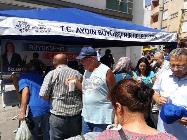 Büyükşehir’den Serinleten Uygulama