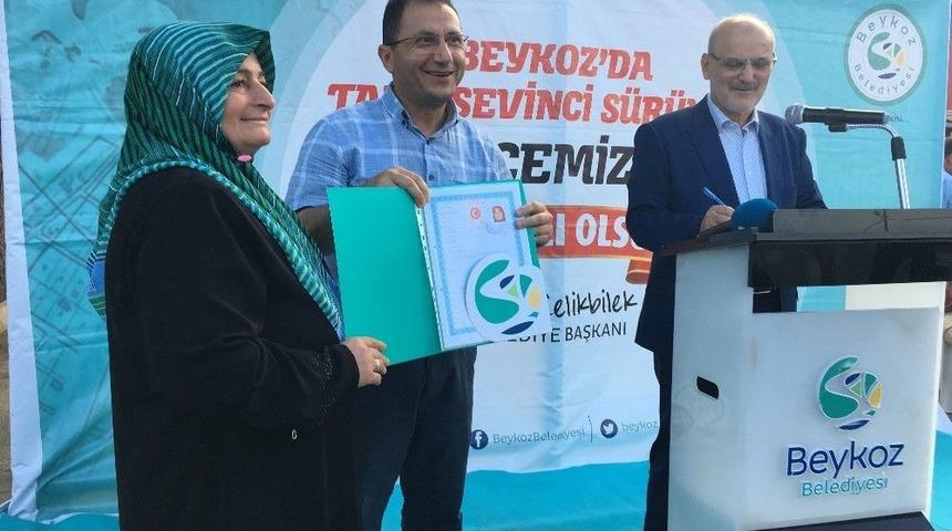 Beykoz Yavuzselim Mahallesi Sakinleri Tapularına Kavuştu