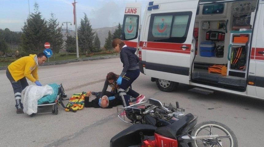 Beypazarı&rsquo;nda Trafik Kazası 1 Yaralı