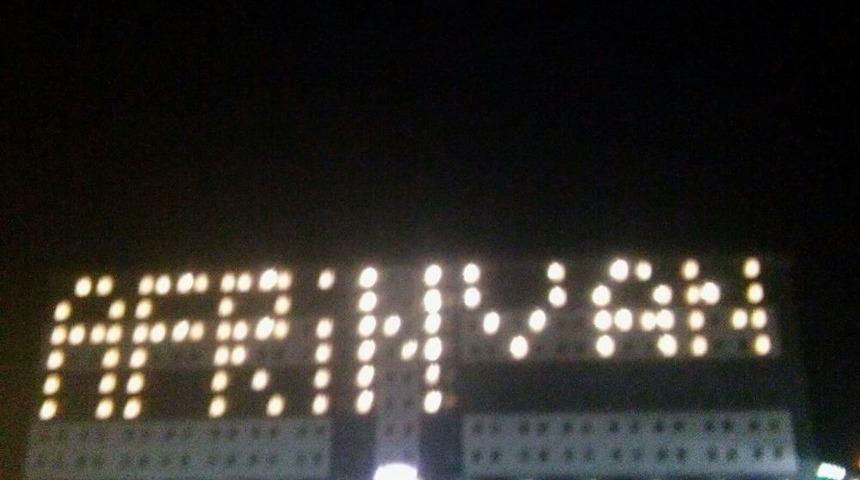 &Uuml;niversite &Ouml;ğrencilerinden Afrin Kahramanlarına Destek