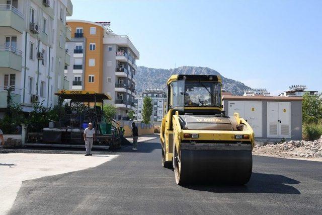 Boğaçayı Caddesi’ne Bağlantı Yolda Sıcak Asfalt