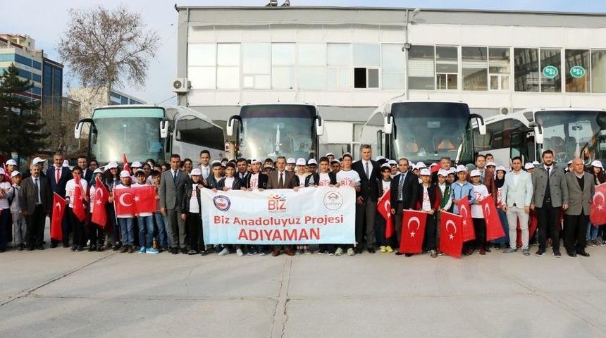 Adıyamanlı &Ouml;ğrenciler Konya&rsquo;ya Uğurlandı