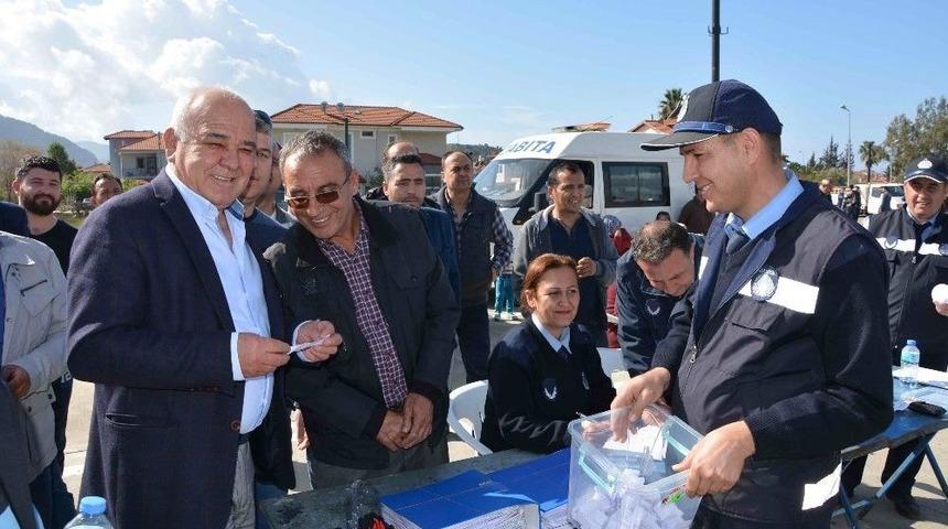 Dalyan&rsquo;da Yeni Pazar Yerinin Kura &Ccedil;ekimi Yapıldı
