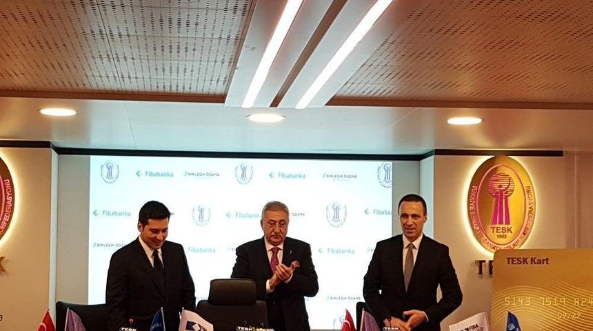 Tesk İle Fibabanka&rsquo;dan Esnafa 70 Bin Tl Kredi M&uuml;jdesi