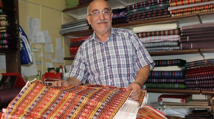 (özel) Unutulmaya Yüz Tutan Kutnu Kumaşının Ustalığını Yapıyor